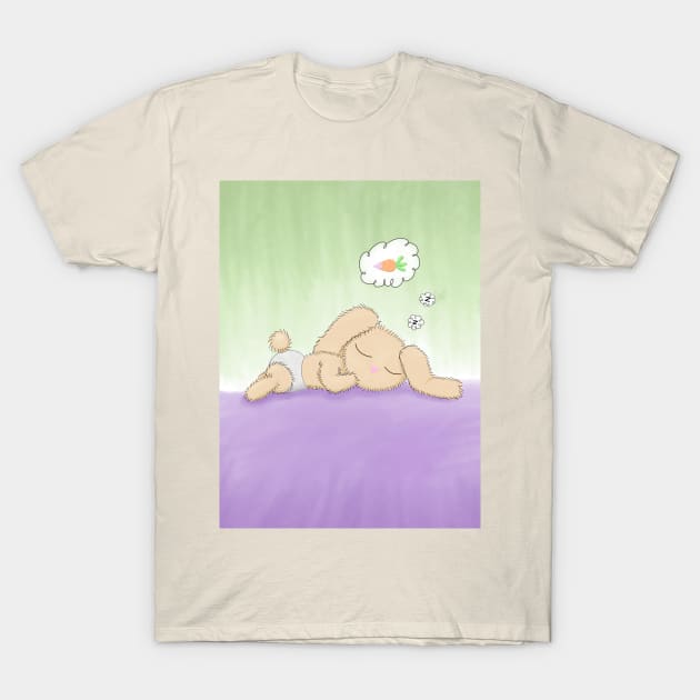 B. B. Bunny Sleeping Gender Neutral T-Shirt by Myowu
